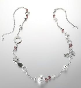 Assorted Charm & Butterfly Bead Necklace