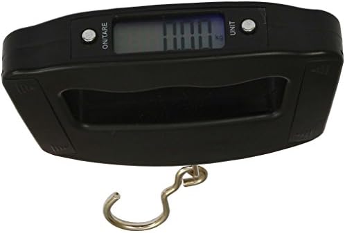 Utopia Scales USDG1001A Digital Luggage Scale, High-Precision Weight Sensor Hook, 110 lb Capacity, Black, Perfect for Travelling, Avoiding Overage Fees, Selling Heavy Items, or Planning Your Move