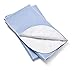 2 Pack, Bed Pad Standard Reusable Underpad Washable 34x36 Blue