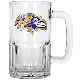 NFL Baltimore Ravens 20-Ounce Root Beer Style Mug - Primary Logo