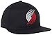 NBA Portland Trailblazers Flat Brim Flex Fit Hat, Large/X-Large