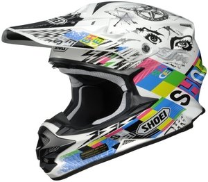 Shoei VFX-W KRACK TC-10 SIZE:XLG Motorcycle Off-Road-Helmet