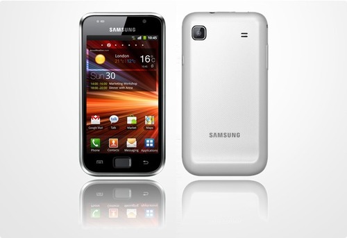 Samsung Galaxy S Plus I9001 Smartphone (10,16 cm (4 Zoll) Display, Touchscreen, 5 Megapixel Kamera) ceramic-white