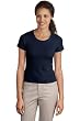 Ladies Short Sleeve Scoop Neck Sweater
