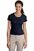 Ladies Short Sleeve Scoop Neck Sweater