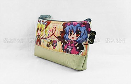 Hot Anime TouHou Project Cartoon Cosplay Pencil Case Holder Bag Organizer Cosmetic Bag (TouHou Project)