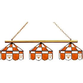 NCAA Texas Longhorns 3-Light Executive Game Table Lamp