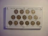 1941 to 1945 PDS Mercury Dime Set in Deluxe Holder 1941 to 1945 PDS Mercury Dime Set in Deluxe Holder