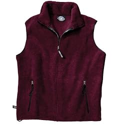 Men's Ridgeline Fleece Vest, Maroon