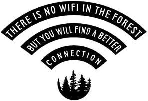 Honey and Bee There is no Wifi in the Forest but You will Find a Better Connection 11 X 17 Art Print Poster (white)