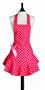 Jessie Steele Bib Josephine Red & Pink Polka Dot Apron