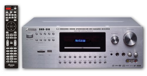 Acesonic DKR-510 320-Watt 51 Surround Sound HDMI Bluetooth and DVD Karaoke Receiver