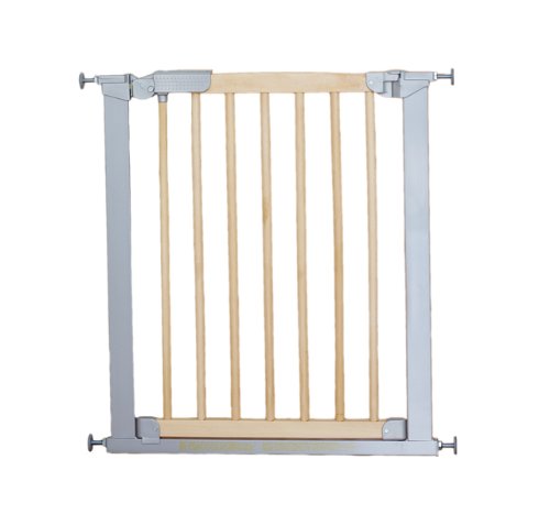 Baby Dan 5327-2791-00-85 - T&uuml;rschutzgitter: Avantgarde indicator, natur mit silber, T&uuml;rbre Preisvergleich
