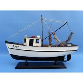 Forrest Gump - Jenny Shrimp Boat 16 Model Fishing Boat - Already Built Not a Kit - Wooden...