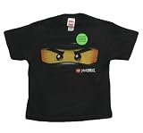 Lego Ninjago Cole the Black Ninja Glow in the Dark Boys T-shirt