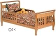 Stork Craft Soom Soom Toddler Bed In Oak