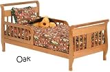 Stork Craft Soom Soom Toddler Bed In Oak