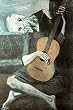 Old Guitarist Art Poster Print by Pablo Picasso, 24x36 Poster Print by Pablo Picasso, 24x36 Fine Art Poster Print by Pablo Picasso, 24x36
