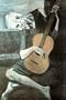 Old Guitarist Art Poster Print by Pablo Picasso, 24x36 Poster Print by Pablo Picasso, 24x36 Collections Poster Print by Pablo Picasso, 24x36