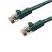 Kentek 25 Feet FT CAT6 UTP Patch Cable 24 AWG 550 MHz Category 6 Unshielded Twisted Pair Short Body Connector Snagless Molded Boot Ethernet RJ45 Network Internet Cord Green