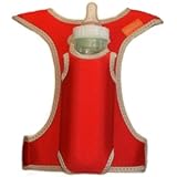 bobalong Bottle Holder, Burnt Red/Taupe