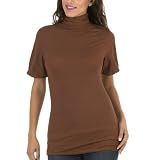 Mossimo Black: Keyhole Button Back Turtleneck - Ebony