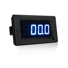 Volt Meter/DC Digital LED Amp Volt Meter + Shunt /200V 200A /Blue