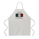 The Trouble with Eating Italian Food Apron - Natural