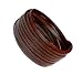 cored Lederarmband wrap 200cm Braun g15-braun