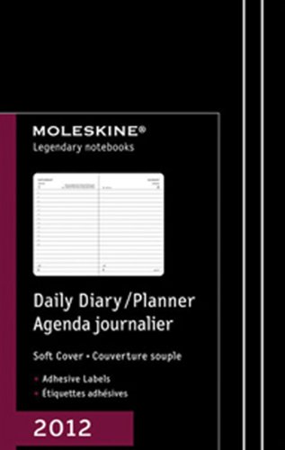Moleskine 2012 12 Month Daily Planner Black Soft Cover Pocket (Moleskine Legendary Notebooks (Calendars))