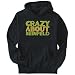 Search : Hoodie Mens Black " crazy about Seinfeld " Hobbies