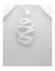 Pendant Necklace In 92.5 Sterling Silver