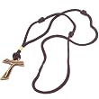 Bronze Tau Cross Necklace (1.5 inches Tau and 2 x 13 inches neckalce).