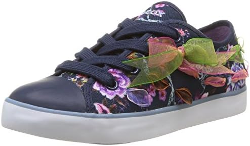 Geox Junior Ciak Girl 32 Sneaker (Toddler/Little Kid/Big Kid), Navy, 34 EU (3 M US Little Kid)