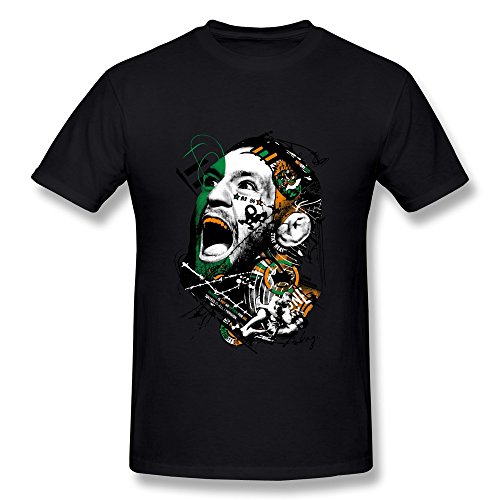HUBA Men's Tshirt Conor Mcgregor LONG WALK Black