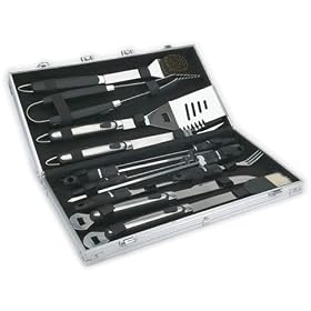 BBQ Tool Set 12 Pcs. Aluminium Case by 