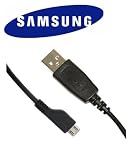 Samsung Original Micro USB Data Cable for Samsung Galaxy S II, SkyRocket, Google Nexus S 4G/CDMA, Galaxy Mini, Galaxy Ace, Galaxy Note, Galaxy S Blaze 4G, Galaxy Pocket, Samsung Illusion, Repp, Exhibit II, Star 3/Star 3 Duos, Exhilarate - 5FT Black