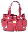 Michael Kors Beverly Large Red Leather Satchel Bag