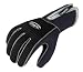 Sports : Waterproof - CRUX 5-Finger 5 mm Semidry Tauch-Handschuhe