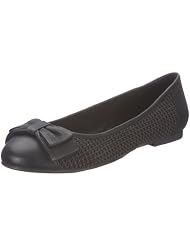 Buffalo London 210-4641 CTN THREAD/PARADISE BLACK 01 116911 Damen Ballerinas