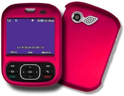 LG Imprint, LG Remarq, LG MN240, LG240 HOT PINK Hard Case, Protector Cover, Rubber Feel Faceplate Housing