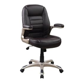 Medium Back Ergonomic Chair-Brown
