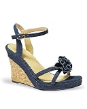 Denim wedge