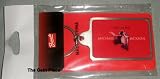 Michael Jackson "This Is It" King of Pop Red Metal Key Ring Chain Official
