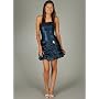 Satin Pick-Up Cocktail Dress for Bridesmaid Formal Prom