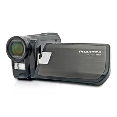 Praktica DVC 10.1 Full HD Camcorder (SD/SDHC-Card, 5-fach optischer Zoom, 7,6 cm (3 Zoll) Display) inkl. HDMI-Kabel und Tasche