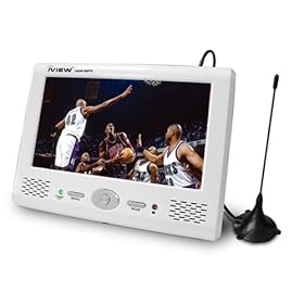 iVIEW iVIEW-780PTV Portable 7-Inch Digital LCD TV, White