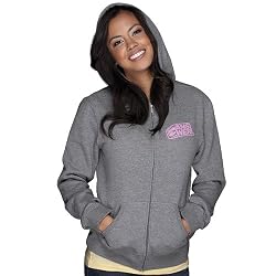 Answer Racing Stacked Women's Hoody Zip Fashion Sweatshirt - Grey