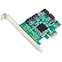 IO Crest 4 Port SATA III PCI-e 2.0 x1 Controller Card Marvell Non-Raid with Low Profile Bracket SI-PEX40064