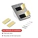 240Lumens Max Solar Lights, Hallomall Bigger and Brighter 12LED Outdoor Solar Motion Sensor Lights, Diamond Lampshade - SCREW/STICK - For Patio Deck Yard Garden Outside Wall - 2 Modes